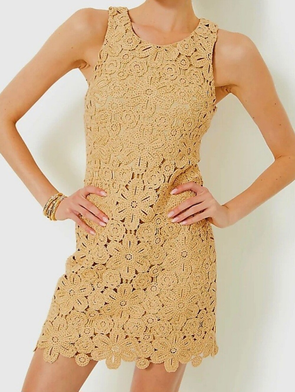 💫 NWT Lilly Pulitzer Marquette Crochet Dress XL